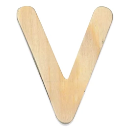 SUPER DEAL **60%** Stamperia Unvarnished Wooden Letter V