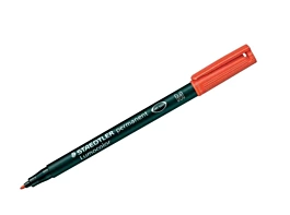 Marqueur permanent rouge M Lumocolor Staedtler