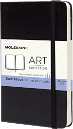 Cuaderno de bocetos Negro Moleskine P 9x14cm
