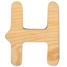 SUPER DEAL **40%** Stamperia Unvarnished Wooden Letter H