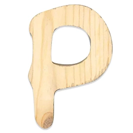 SUPER DEAL **60%** Stamperia Unvarnished Wooden Letter P