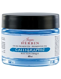 Tinta pigmentada Azul eléctrico Calligraphie J.Herbin 40ml