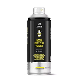 Montana Colors 400ml Glossy Protective Varnish Aerosol Spray for Interiors