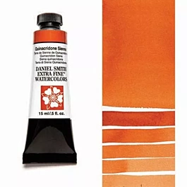 Watercolour Extra Fine Quinacridone Sienna tube S.2 Daniel Smith 15ml