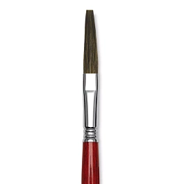 Pincel natural largo plano Oreja de buey Bravo 6318 Escoda nº18