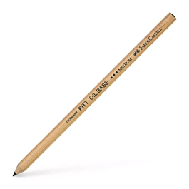 Faber-Castell Pitt Oil Medium Zwart vetpotlood
