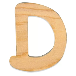 SUPER DEAL **60%** Stamperia Unvarnished Wooden Letter D