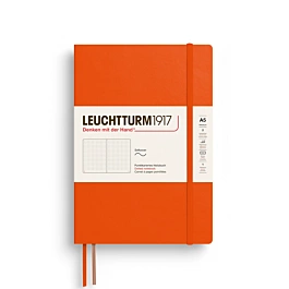 Leuchtturm1917 A5 Medium Dotted Notebook, Soft Cover, Pumpkin Colour
