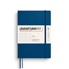 Leuchtturm1917 A5 Medium Indigo dotted softcover notebook