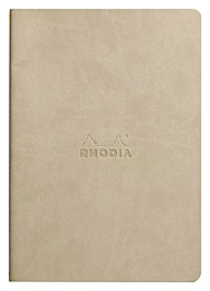 Cuaderno Flexible Lomo Cosido Puntos Beige Rhodia A5