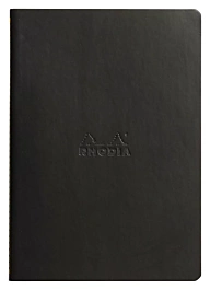 Cuaderno Flexible Lomo Cosido Puntos Negro Rhodia A5