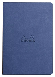 Cuaderno Flexible Lomo Cosido Puntos Zafiro Rhodia A5