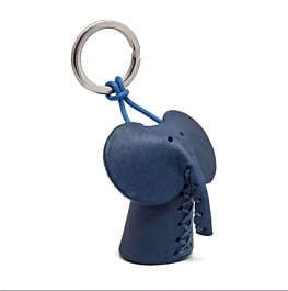 Portachiavi in pelle con elefante di Fabriano Boutique
