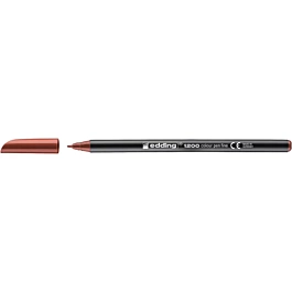 Marqueur marron 1200 pointe fine Edding