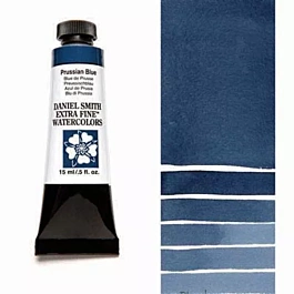 Watercolour Extra Fine Prussian Blue tube S.1 Daniel Smith 15ml