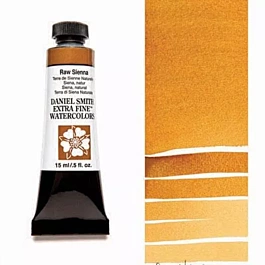Watercolour Extra Fine Raw Sienna tube S.1 Daniel Smith 15ml