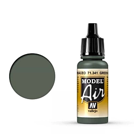 Pittura di modello 341 Verde grigiastro Model Air Vallejo 17ml