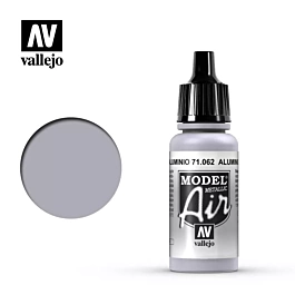 Model Air Vallejo Model 062 Aluminium Metallic Model Air Paint 17ml