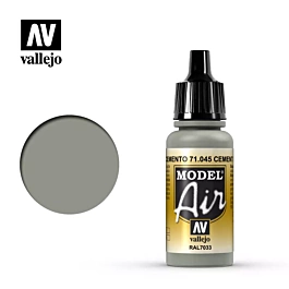 Pittura di modelli 045 Grigio cemento Model Air Model Air Vallejo 17ml
