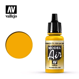 Model Air Vallejo Vernice da Modellismo 135 Giallo Cromo Model Air 17ml