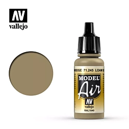 Pittura di modelli 245 Lehmbeige Model Air Vallejo 17ml