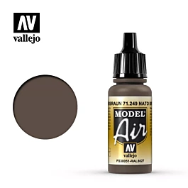 Vernice per modellismo 249 Lederbraun Model Air Vallejo 17ml