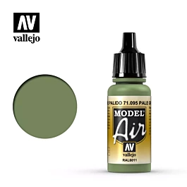 Pittura di modelli 095 Verde pallido Model Air Vallejo Model Air 17ml