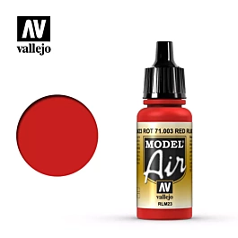 Pittura di modelli 003 Rot Model Air Vallejo 17ml