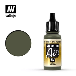 Pittura di modelli 017 Verde russo Model Air Vallejo 17ml