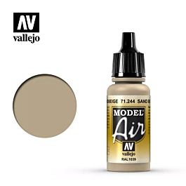 Pittura di modelli 244 Sandbeige Model Air Vallejo 17ml