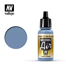 Pittura di modelli 108 Blu Azzurro Model Air Vallejo 17ml