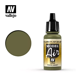 Pittura di modelli 137 Verde chiaro Model Air Vallejo Model Air 17ml