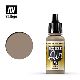 Pittura di modelli 246 Sandbraun Model Air Vallejo 17ml