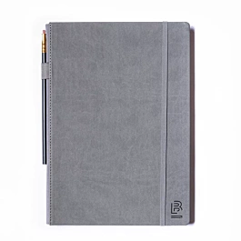 Set Cuaderno A4 Gris Rayado y Lapicero Blackwing