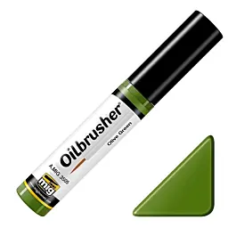 Óleo 3505 verde oliva con pincel aplicador OilBrusher Ammo 10ml