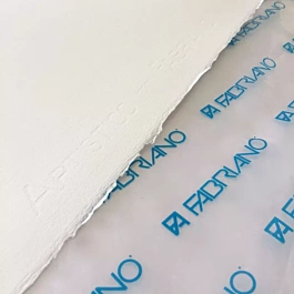 Papel acuarela artístico grano suave Blanco Tradicional Fabriano 56x76cm 300gr/2m