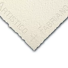 Papel acuarela blanco grano fino Artístico Fabriano 56x76cm 300gr/m²