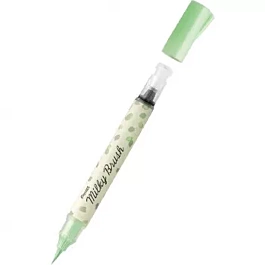 Rotulador Pastel Green Milky Brush Pentel