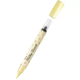 Rotulador Pastel Yellow Milky Brush Pentel