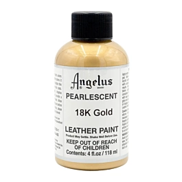 Angelus Leather Paint Pearlescent 455 18k Gold 118ml