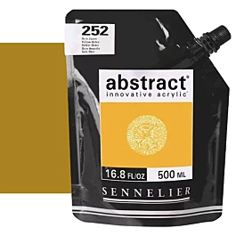 Pittura acrilica astratta giallo ocra nº252 Sennelier 500ml