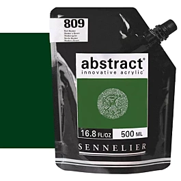 Pittura acrilica astratta verde hooker nº809 Sennelier 500ml