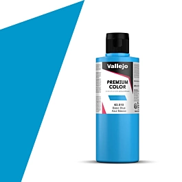 Pintura aerografía 010 azul básico Premium Color Vallejo 200ml
