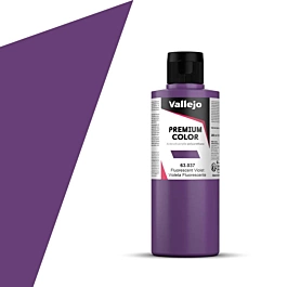 Pintura aerografía 037 Violeta fluorescente Premium Color Vallejo 200ml