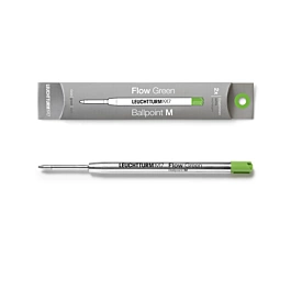 Leuchtturm1917 Set 2 ink refills biros Drehgriffel Nr.1 Green Flow M