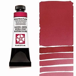 Daniel Smith Extra-Fine Quinacridone Fuchsia Watercolour, S.2 tube, 15ml