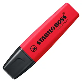 Subrayador Fluorescente Rojo real STABILO Boss Original