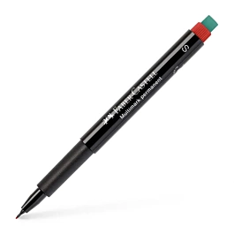 Rotulador Permanente Rojo Super Fino Multimark Faber-Castell