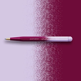 Leuchtturm1917 Biros lilac red handmade Gradient Edition Drehgriffel 0.5mm