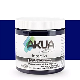 Tusz do grawerowania Prussian Blue Hue Akua Intaglio Speedball 236ml